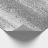 Silver Paint Industrial Cement Gray Grafiet Cadeaupapier (Hoek)