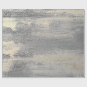 Silver Paint Industrial Cement Gray Grafiet Gold Cadeaupapier (Vlak)
