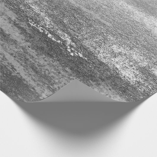Silver Paint Industrial Cement Gray Graphite Vip Cadeaupapier (Hoek)