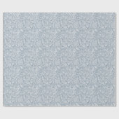 Silver Paisley Cadeaupapier (Vlak)