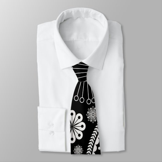 Silver paisley-patroon stropdas (Gebonden)