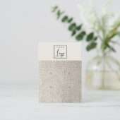 Silver Parellederen textuur 2 Veroorbaar beeldsche Visitekaartje (Staand voorkant)