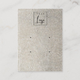 Silver Parellederen textuur 2 Veroorbaar beeldsche Visitekaartje