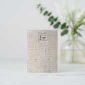 Silver Parellederen textuur 2 Veroorbaar beeldsche Visitekaartje (Staand voorkant)