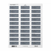 Silver Paris Passport Etiket (Full Sheet)