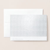 Silver Partridge Joy-Kaart voor kerstmis met foto' Folie Kaarten (Met envelop)