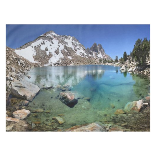 Silver Pass Tarn - Johm Muir Trail Tafelkleed (Voorkant (Horizontaal))