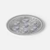 Silver Passover Seder Bord - Papierborden (Gekanteld)