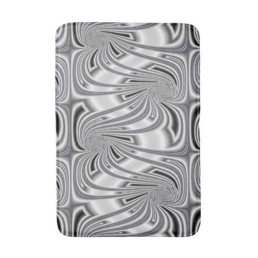 Silver Pattern Badmat (Voorkant Verticaal)