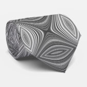 Silver Pattern Stropdas (Opgerold)