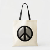 Silver Peace Tote Bag (Voorkant)