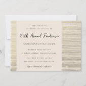 SILVER PEACH SKETCH STRIPTE LINE CORPORATE GEBEURT KAART (Voorkant)