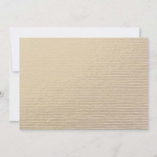 SILVER PEACH SKETCH STRIPTE LINE CORPORATE GEBEURT KAART (Achterkant)