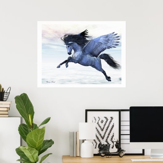 SILVER PEGASUS PRINT (Thuiskantoor)