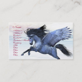 SILVER PEGASUS-VISITEKAARTJE VISITEKAARTJE