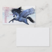 SILVER PEGASUS-VISITEKAARTJE VISITEKAARTJE (Voorkant / Achterkant)