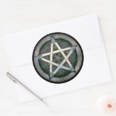 Silver Pentacle Stickers (Envelop)