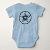Silver Pentagram 2 kinder op shirt (Achterkant)