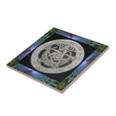 Silver Pentagram Tile Tegeltje (Zijkant)