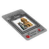 Silver Personal Cat of Dog Memorial - Forever Magneet (Rechterzijde)