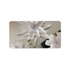 Silver Petals Nieuw Adres Etiket