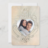 Silver Photo Lijst-uitnodiging Kaart (Voorkant)