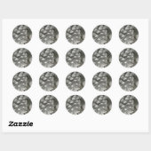 Silver Pine Cone Stickers (Vel)