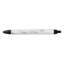 Silver Pine Holiday Zwarte Inkt Pen