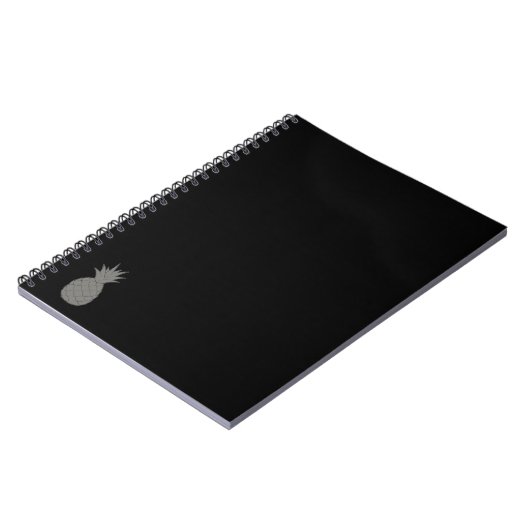 Silver Pineapple Spiral-laptop Notitieboek (Linkerzijde)