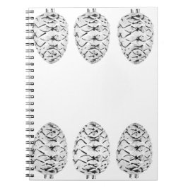 Silver Pinecones-Notitieboek Notitieboek