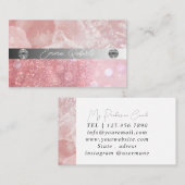 Silver Pink Diamond Coach-Visitekaartje Visitekaartje (Voorkant / Achterkant)