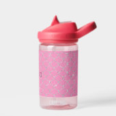 Silver Pink Mermaid Name Waterfles (Links)