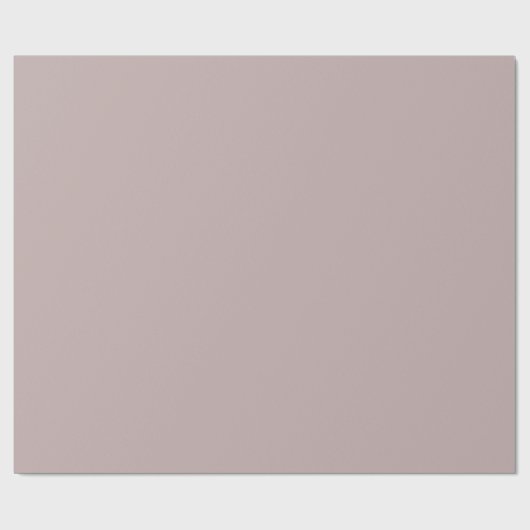 Silver Pink Solid Color Cadeaupapier (Vlak)