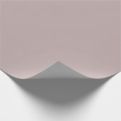 Silver Pink Solid Color Cadeaupapier (Hoek)