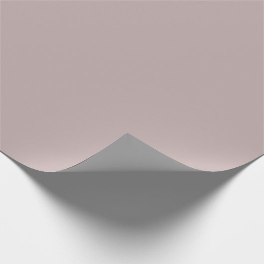 Silver Pink Solid Color Cadeaupapier (Hoek)