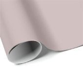 Silver Pink Solid Color Cadeaupapier (Rol Hoek)