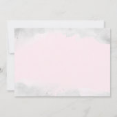 Silver Pink Sparkle Diamond Dress Vrijgezellenfees Kaart (Achterkant)