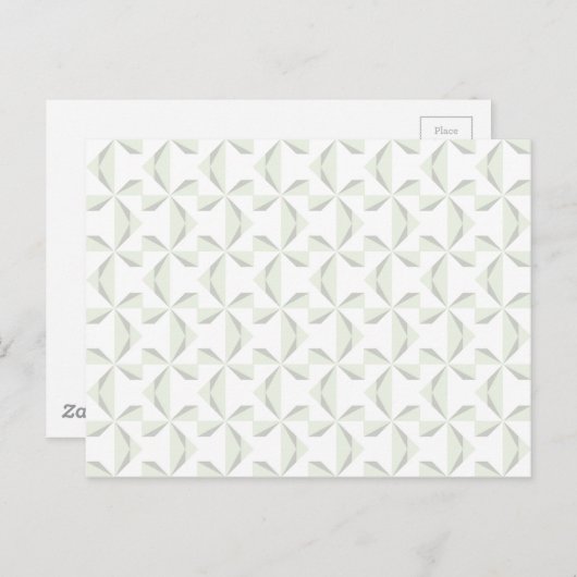 Silver Pinwheels Briefkaart (Voorkant / Achterkant)