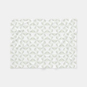 Silver Pinwheels Fleece Deken (Voorkant (Horizontaal))