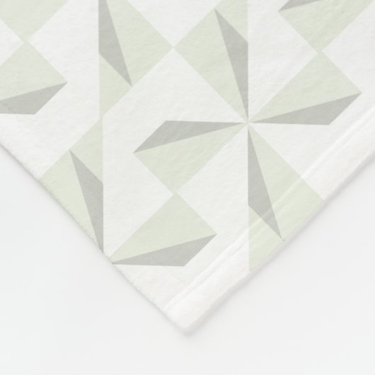 Silver Pinwheels Fleece Deken (Hoek)