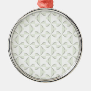 Silver Pinwheels Metalen Ornament