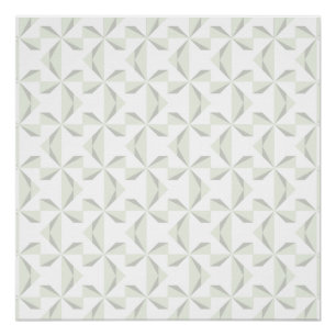 Silver Pinwheels Perfect Poster