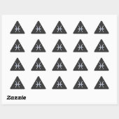 Silver Pisces Zodiac Sign on Carbon Fibre Print Sticker (Vel)