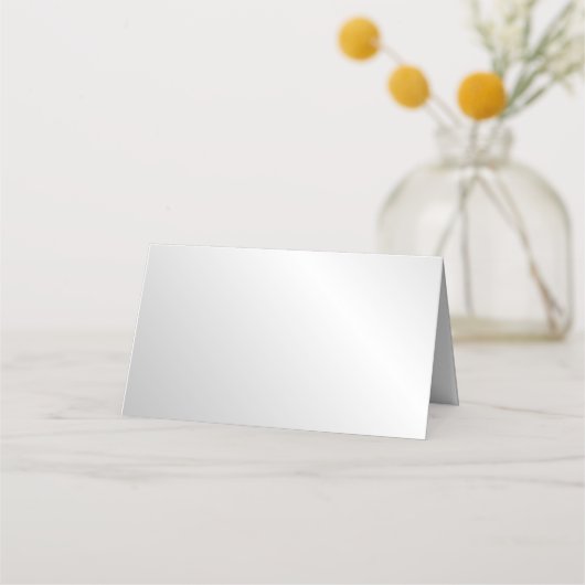 Silver Place Card Plaatskaartje (Achterkant)