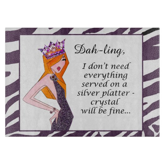 Silver Platter DIVA Snijplank (Voorkant)