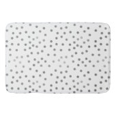 Silver Polka Dots Badmat (Voorkant)