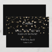 Silver Polka Dots word m'n moeder. Kaart (Voorkant / Achterkant)