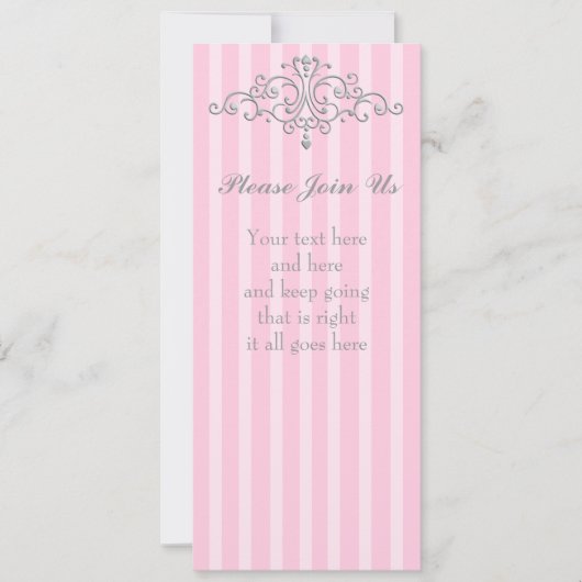 Silver Princess Filigree Kaart (Voorkant)