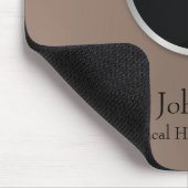 Silver Professional Medical Caduceus - Mousepad Muismat (Hoek)