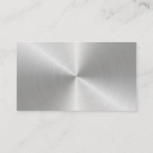 Silver Professional Tree Trimming Service Business Visitekaartje (Achterkant)